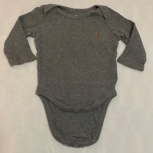 🍂 4 for $10 🍂  Warm Winter Teddy Bear Long Sleeve Onesie